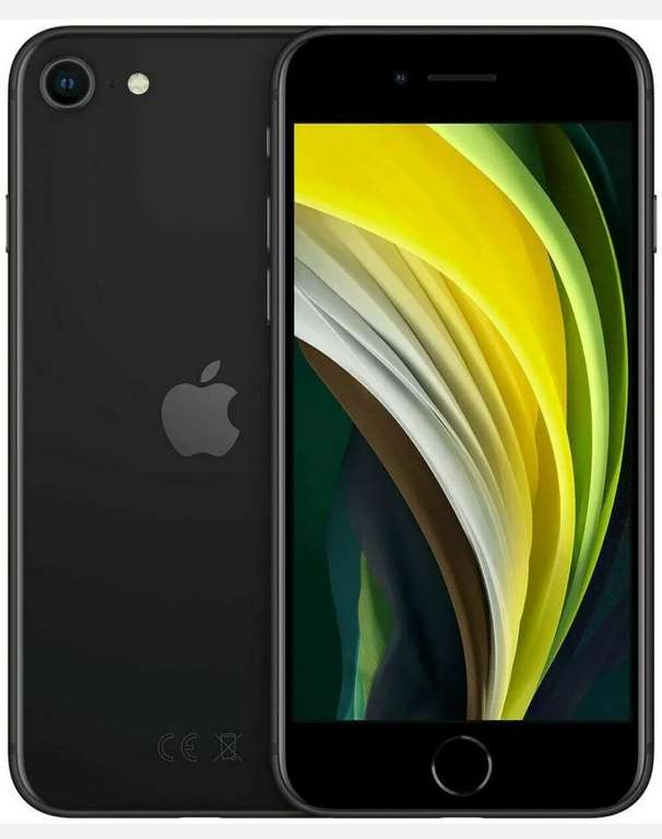 Apple iPhone SE 2. Gen 2020 64GB Schwarz Black Ohne Simlock Ohne Branding NEU, Versandkostenfrei