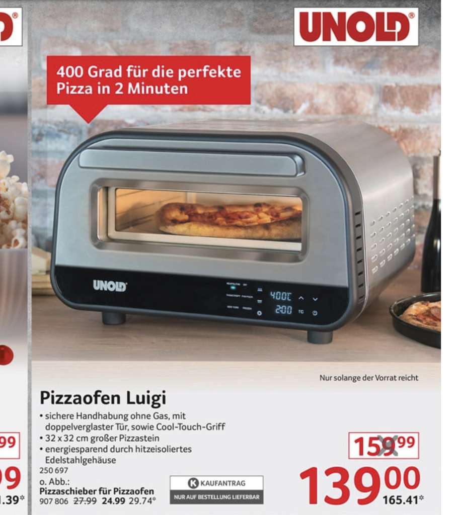 Pizzaofen | Luigi mydealz Unold