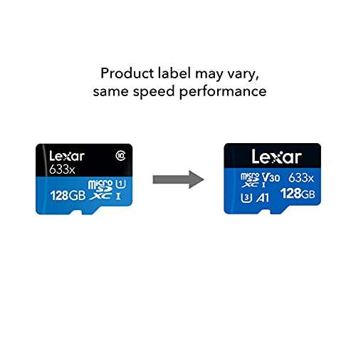 Karte Micro SDXC UHS-I Karte Lexar High-Performance 633x 128GB (Prime)