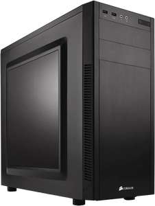 Corsair Carbide Series 100R PC-Gehäuse (Mid-Tower ATX Silent) schwarz / mATX, Mini ITX, ATX