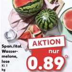 [KAUFLAND] Wassermelone span./ital. Kl. I für 89 Cent pro Kilogramm