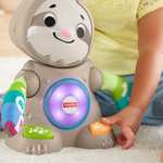 Fisher-Price GHY87 - BlinkiLinkis Faultier, interaktives Lernspielzeug, deutschsprachig, Babyspielzeug ab 9 Monaten