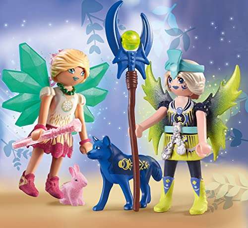 Playmobil Ayuma - Crystal und Moon Fairy mit Seelentieren (Prime)