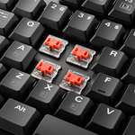 Sharkoon PureWriter TKL Low Profile-Tastatur RED Switches