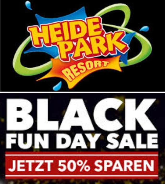 Heide Park Resort - Black Fun Day Sale | Tagesticket Saisonbeginn 2024 für 32 EUR