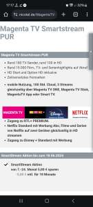 MagentaTV SmartStream incl. RTL+ Premium, Disney+ Standard (mit Werbung) und Netflix Standard (mit Werbung)