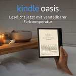 Kindle Oasis, Leselicht mit verstellbarer Farbtemperatur, wasserfest, 32 GB, WLAN, Grafit
