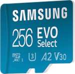 [Amazon.nl Grenzgänger]Samsung EVO Select 256GB micro SD XC UHS-I U3 130MB/s Full HD & 4K UHD