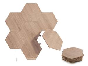Nanoleaf Elements Hexagon Wood Look Starter Kit 13 Panele
