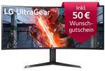 LG UltraGear 38GL950G-B Monitor + 50€-Gutschein (37.5", 3840x1600, IPS, Curved, 175Hz, G-Sync, 450nits, 98% DCI-P3, HDMI 2.0, DP 1.4, USB)