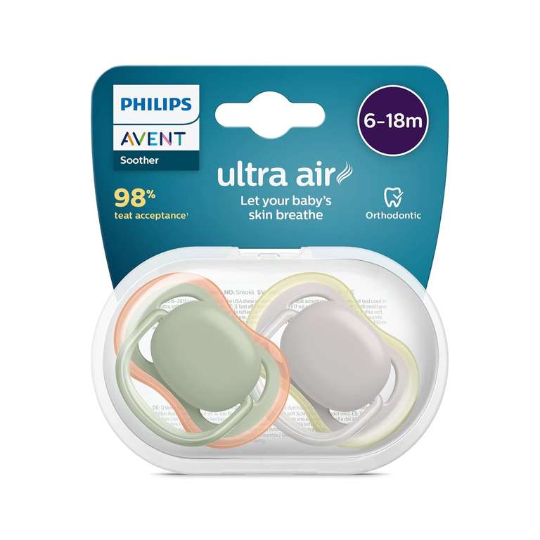 Philips Avent Ultra Air Schnuller Wal & Seestern für 3,78€ oder neutral für 4,65€ (Prime)