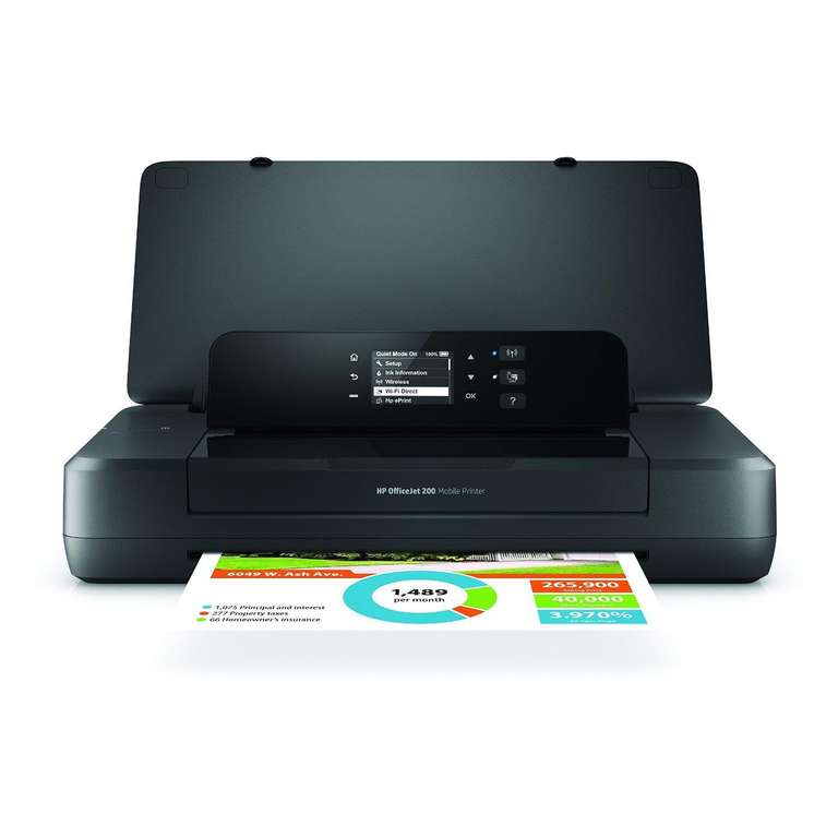 [AfB Shop] HP Officejet 200 Mobile Printer - refurbished (guter Zustand) | A4, Drucker, ePrint, Apple AirPrint, USB, WLAN