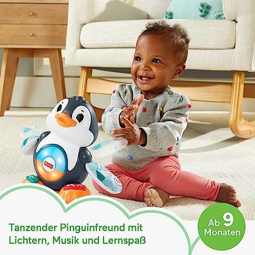 [Prime] Fisher-Price - BlinkiLinkis Pinguin, Musikspielzeug / Babyspielzeug