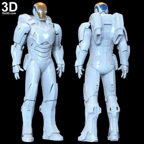 Iron Man Mark XXXIX Gemini (MK 39) Full Body Armor Model für 3D Drucker kostenlos (Do3d)