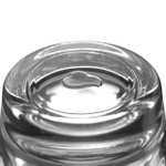 6er Set Leonardo Ciao Optic Wasser-Gläser, Trink-Becher aus Glas, spülmaschinengeeignete Saft-Gläser, 300 ml (Prime)