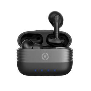 Celly Slim1 Bluetooth 5.0 Kopfhörer kabellos In-Ears, 3,5h Akku, USB-C [Versand aus Italien]