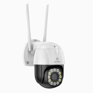 Annke WZ505 Überwachungskamera (2592x1944@30fps, PTZ 355/90°, 5x Zoom, Personenerkennung, 2-Wege-Audio, WLAN, LAN, IP66, Alexa, microSD)