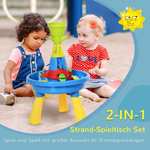 [eBay] HOMCOM Kinder Sand- und Wasserspieltisch inkl. 21-teiliges Zubehörset (ab 3 Jahren)