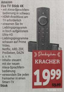 [Lokal:Hannover] Marktkauf, offline. Fire TV Stick 4k (18€ möglich)
