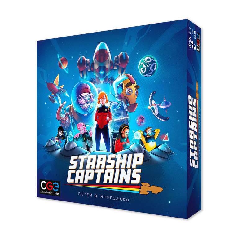 Starship Captains / Czech Games Edition / Gesellschaftsspiel / Brettspiel / bgg 7.3