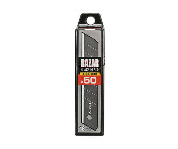 Tajima Razar Black Blade Cuttermesser LCB50RB Ersatzklingen 18mm 50 Klingen