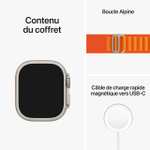 Apple Watch Ultra GPS + Cellular 49mm Titanium mit Alpine Loop Small