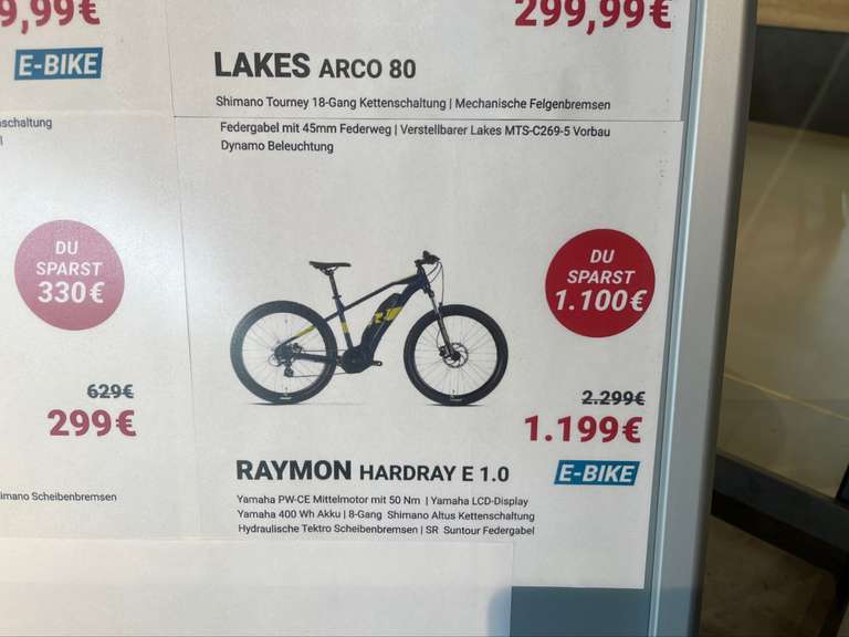 Raymon HardRay E1.0 Lokal Fahrrad XXL Franz Griesheim