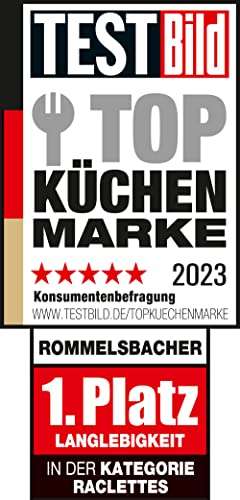 Raclette-Grill | ROMMELSBACHER RC 1600 | 4 Personen (Amazon Coupon: Advent Spezial 10% Rabatt)