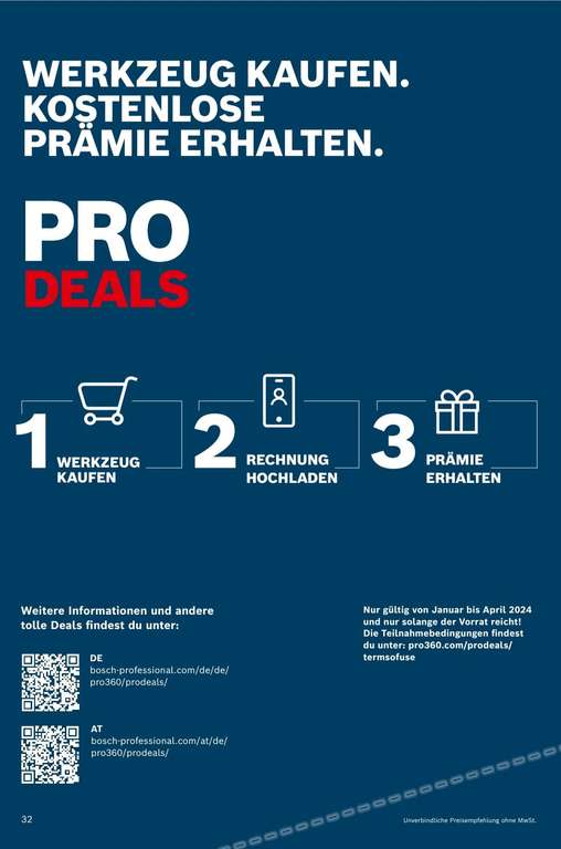 PRO Deals  Bosch Professional