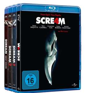 Scream I-IV Quadrilogy | Uncut | FSK18 | Blu-Ray Set