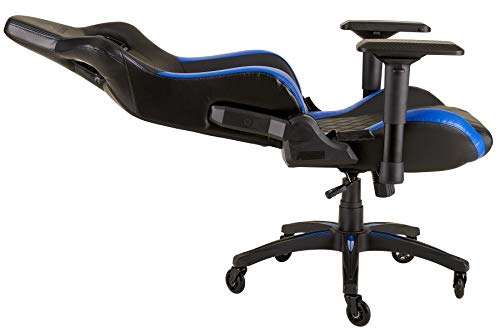 Prime] Corsair T1 Stuhl hoher Armlehnen, (Ergonomisch Race Rückenlehne) 4D mydealz & mit Sitzfläche breite Gaming Verstellbare Sitzhöhe | Schwenkbar