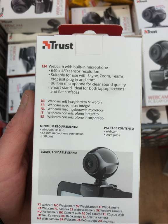 [Euroshop Schum] Trust Webcam Spotlight mit Mikrofon
