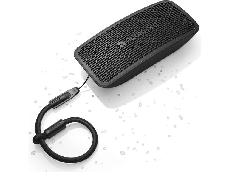Audio Pro Bluetooth-Lautsprecher P5 (35 W RMS, 14 Stunden Akku-Laufzeit, 220 x 97 x 53 mm, IPX4)