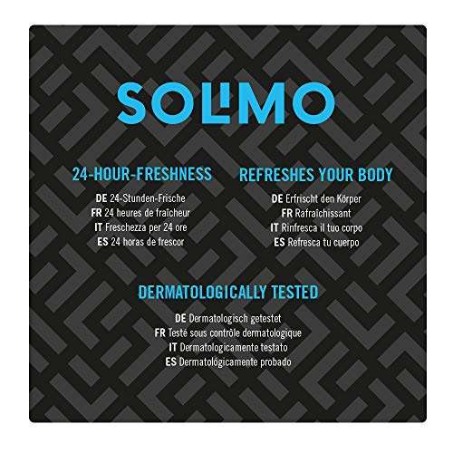 Solimo 3-in-1 (Körper, Gesicht, Haar) - 6er-Pack (6 Flaschen x 400 ml) (Prime Spar-Abo)
