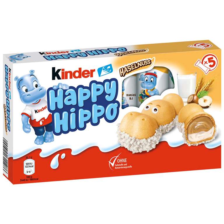 Kinder Happy Hippo versch. Sorten [MeinReal]