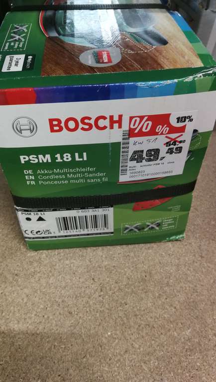 [lokal Obi Eisenhüttenstadt] Bosch PSM 18 LI solo