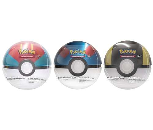 Pokemon Tin-Box-Bundle Pokeball (Prime)