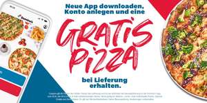 Domino's - Gratis Pizza bei Neuregistrierung in der App (teilw. erst wenn MBW erreicht wird)