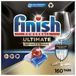 Finish Ultimate Infinity Shine Spülmaschinentabs – Gigapack mit 160 Tabs, Geschirrspültabs für ultimative Reinigung