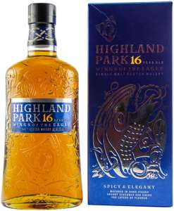 Single Malt Scotch Whisky der Marke Highland Park Wings of the Eagle 16 Years 44,5% 0,7l Flasche