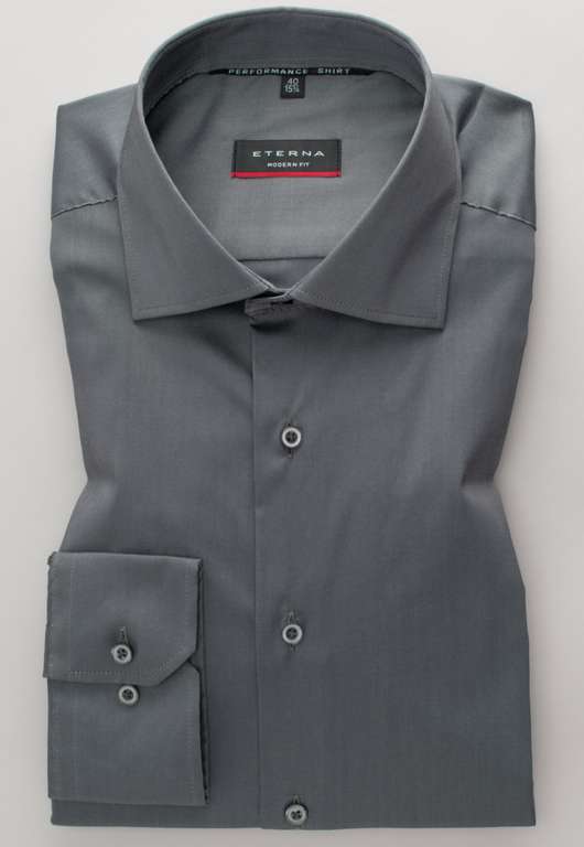 ETERNA Wintersale - Special -33% extra ab Mindesteinkaufswert 100€, zB: Performance Shirt Modern Fit Silber