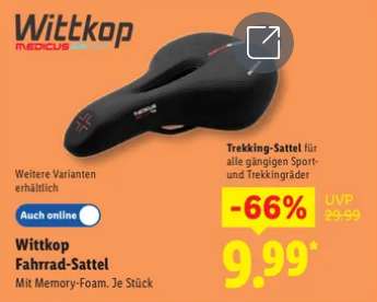 Wittkopp-Sattel bei Lidl ab 12.3 gnstig online kaufen at Lidl - mydealz