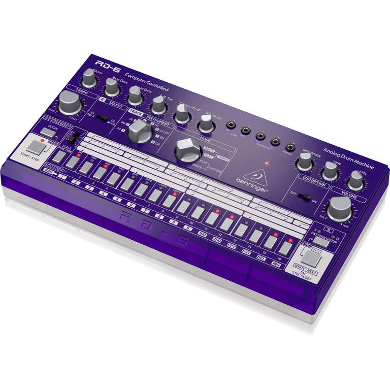 Behringer Sammeldeal | z.B TD-3: Bass Line Synthesizer & RD-6: Analoge Drum Machine (8 Drum-Sounds, 16-Step-Sequenzer, Verzerrungseffekte)
