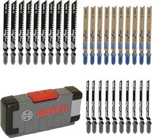 Bosch 30tlg. Stichsägeblatt Set Basic for Wood and Metal in der Tough Box für 16,66€ (Prime)