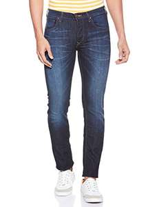 [auch ohne Prime] Lee Herren Daren Button Fly Jeans Blau Regular Straight (sehr viele Größen verfügbar)