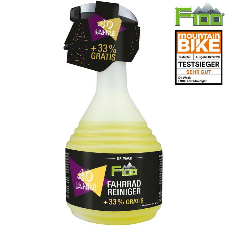 Dr. Wack F100 Fahrradreiniger Reinigungs Gel 1000ml / 2 Liter zum nachfüllen für 15,74€ (Prime)