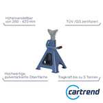 CARTREND Profi Unterstellbock, 2 Tonnen Traglast | höhenverstellbar von 256 mm bis 411 mm (prime)