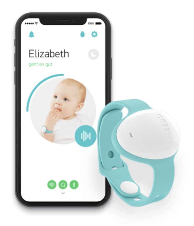 Neebo Baby Sensor-Armband für Applenutzer [Telekom]