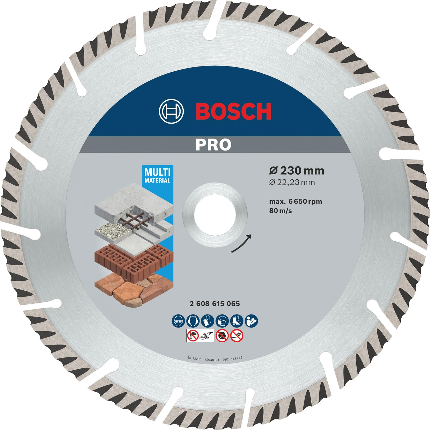 Bosch PRO Multi Material Diamant-Trennscheiben 230 mm - prime