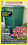 Garantia Regentonne, 300 Liter mit Deckel und Auslaufhahn für 30,80 Euro [Bauhaus Tiefpreisgarantie]